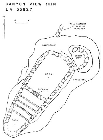 Canyon View Pueblito Map