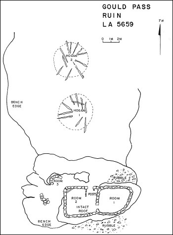 Gould Pass Pueblito Map