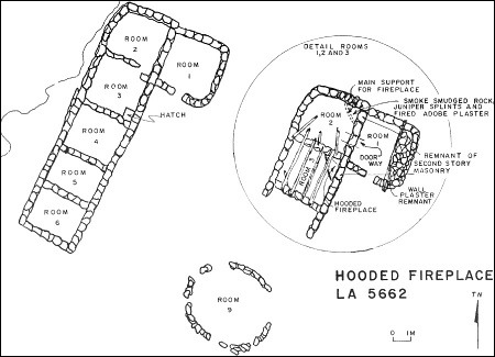 Hooded Fireplace Pueblito Map