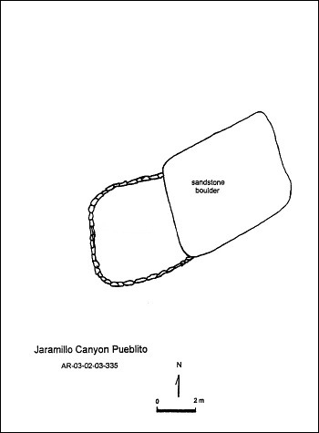 Jaramillo Canyon Pueblito Map