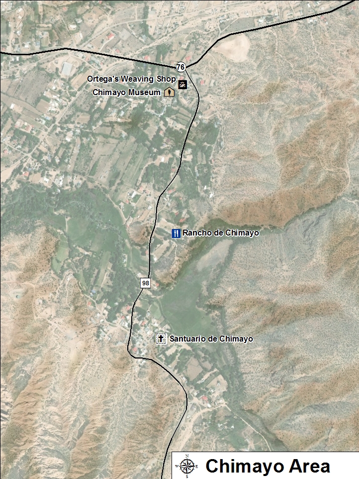 Chimayó Area Map