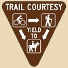 Trail Courtesy Yield To