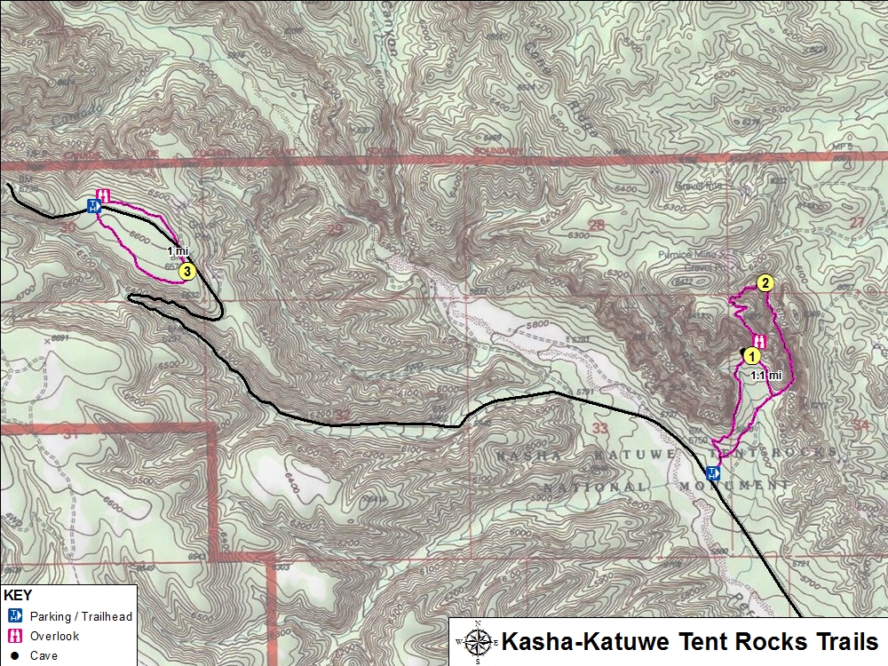 Kasha-Katuwe National Monument Hiking Trails