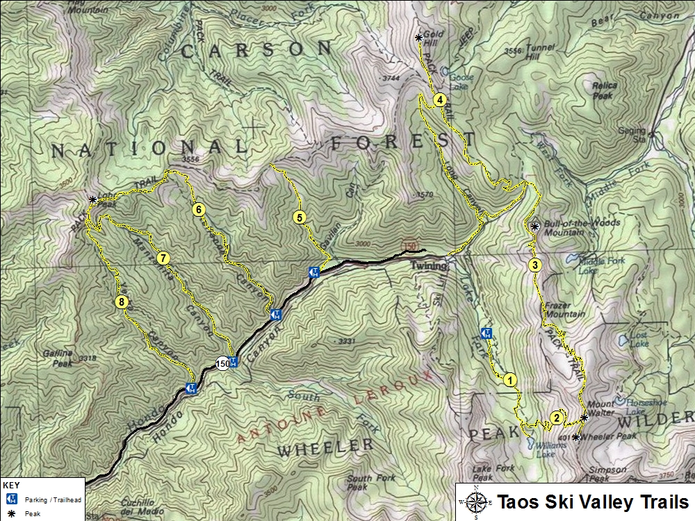 Taos Ski Valley Hiking Trails