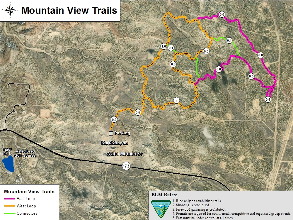 Mountain View Trail Map